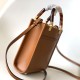Fendi Mini Sunshine Shopper Brown Leather Mini Bag Fendi Mini Sunshine Shopper Brown Leather Mini Bag