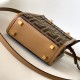 Fendi Mini Sunshine Shopper Brown FF jacquard fabric bag Fendi Mini Sunshine Shopper Brown FF jacquard fabric bag