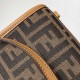 Fendi Mini Sunshine Shopper Brown FF jacquard fabric bag Fendi Mini Sunshine Shopper Brown FF jacquard fabric bag