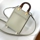 Fendi Mini Sunshine Shopper Green Leather Mini Bag Fendi Mini Sunshine Shopper Green Leather Mini Bag