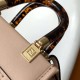 Fendi Mini Sunshine Shopper Pink Leather Mini Bag Fendi Mini Sunshine Shopper Pink Leather Mini Bag