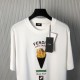 Fendi White cotton Fendilicious T-shirt Fendi White cotton Fendilicious T-shirt