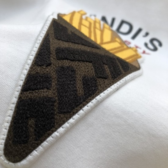 Fendi White cotton Fendilicious T-shirt Fendi White cotton Fendilicious T-shirt