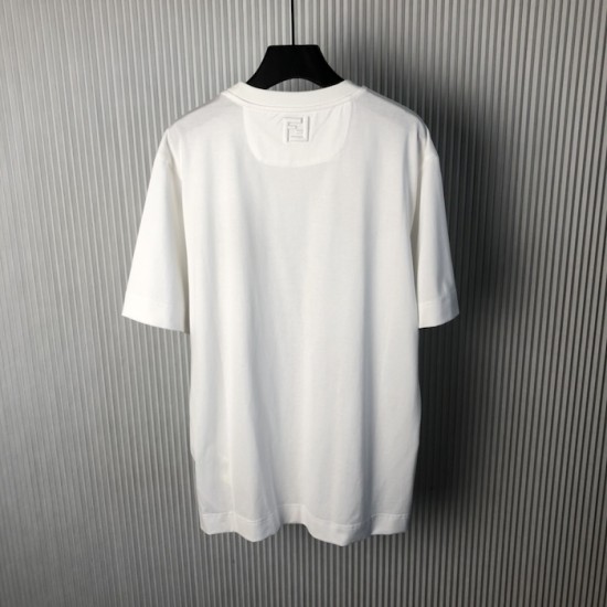 Fendi White Color cotton Fendilicious T-shirt Fendi White Color cotton Fendilicious T-shirt