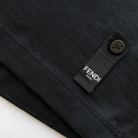 Fendi Lunar New Year black cotton T shirt Fendi Lunar New Year black cotton T shirt