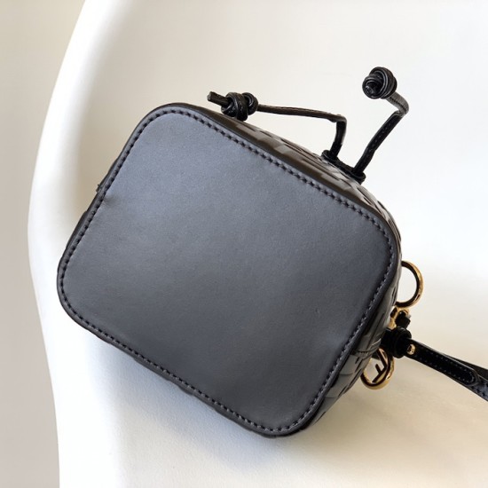Fendi Mon Tresor Black Leather Mini Bag Fendi Mon Tresor Black Leather Mini Bag