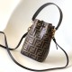 Fendi Mon Tresor Brown Leather Mini Bag Fendi Mon Tresor Brown Leather Mini Bag