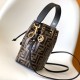 Fendi Mon Tresor Brown Leather Mini Bag Fendi Mon Tresor Brown Leather Mini Bag