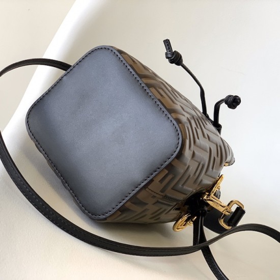 Fendi Mon Tresor Brown Leather Mini Bag Fendi Mon Tresor Brown Leather Mini Bag