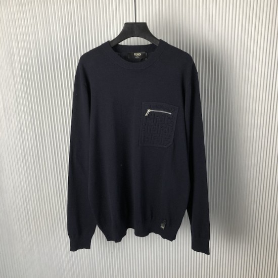 Fendi Navy blue wool jumper Fendi Navy blue wool jumper