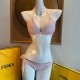 Fendi Pink Lycra Reversible Bikini Fendi Pink Lycra Reversible Bikini