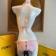 Fendi Pink Lycra Reversible Bikini Fendi Pink Lycra Reversible Bikini