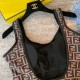 Fendi One-Piece Swimsuit Zucca FF Brown Fendi One-Piece Swimsuit Zucca FF Brown