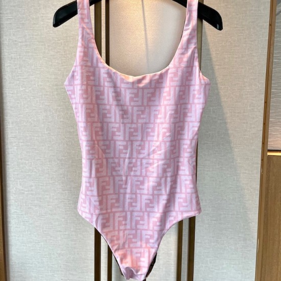 Fendi Reversible One-Piece Swimsuit Pink Fendi Reversible One-Piece Swimsuit Pink