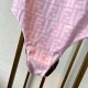 Fendi Reversible One-Piece Swimsuit Pink Fendi Reversible One-Piece Swimsuit Pink