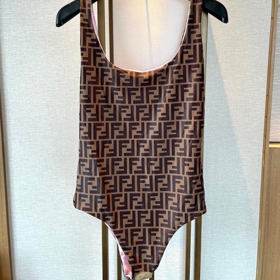 Fendi Reversible One-Piece Swimsuit Pink Fendi Reversible One-Piece Swimsuit Pink