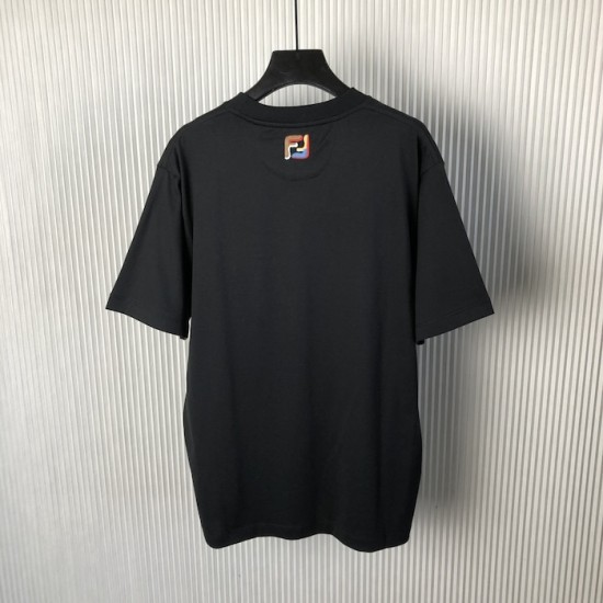 Fendi Lunar New Year black cotton T shirt Fendi Lunar New Year black cotton T shirt