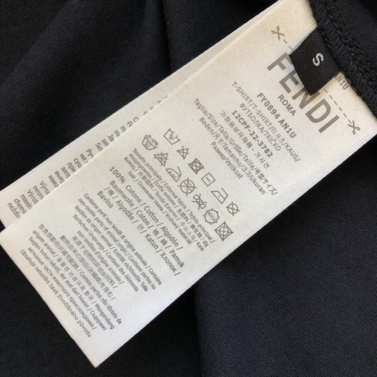 Fendi Lunar New Year black cotton T shirt Fendi Lunar New Year black cotton T shirt