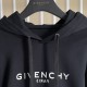 Givenchy Archetype slim fit hoodie in fleece black Givenchy Archetype slim fit hoodie in fleece black