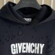 Givenchy Paris Distressed Oversized Hoodie Black Givenchy Paris Distressed Oversized Hoodie Black