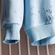 Givenchy Paris Distressed Oversized Hoodie Blue Givenchy Paris Distressed Oversized Hoodie Blue