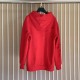 Givenchy Paris Distressed Oversized Hoodie Red Givenchy Paris Distressed Oversized Hoodie Red