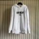 Givenchy Paris Distressed Oversized Hoodie White Givenchy Paris Distressed Oversized Hoodie White