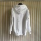 Givenchy Paris Distressed Oversized Hoodie White Givenchy Paris Distressed Oversized Hoodie White