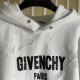 Givenchy Paris Distressed Oversized Hoodie White Givenchy Paris Distressed Oversized Hoodie White