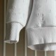 Givenchy Paris Distressed Oversized Hoodie White Givenchy Paris Distressed Oversized Hoodie White