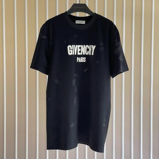Givenchy Paris Distressed Oversized T Shirt Black Givenchy Paris Distressed Oversized T Shirt Black
