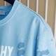Givenchy Paris Distressed Oversized T Shirt Blue Givenchy Paris Distressed Oversized T Shirt Blue