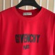 Givenchy Paris Distressed Oversized T Shirt Red Givenchy Paris Distressed Oversized T Shirt Red
