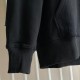 Givenchy Hoodie in fleece with destroyed effect black Givenchy Hoodie in fleece with destroyed effect black