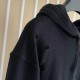 Givenchy Hoodie in fleece with destroyed effect black Givenchy Hoodie in fleece with destroyed effect black