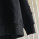 Givenchy Hoodie in fleece with destroyed effect black Givenchy Hoodie in fleece with destroyed effect black