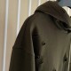 Givenchy Hoodie in fleece with destroyed effect green Givenchy Hoodie in fleece with destroyed effect green