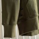 Givenchy Hoodie in fleece with destroyed effect green Givenchy Hoodie in fleece with destroyed effect green