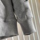 Givenchy Hoodie in fleece with destroyed effect grey Givenchy Hoodie in fleece with destroyed effect grey