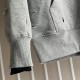 Givenchy Hoodie in fleece with destroyed effect grey Givenchy Hoodie in fleece with destroyed effect grey