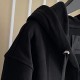 Givenchy Padlock Detail Zip-up Hoodie in Black Givenchy Padlock Detail Zip-up Hoodie in Black