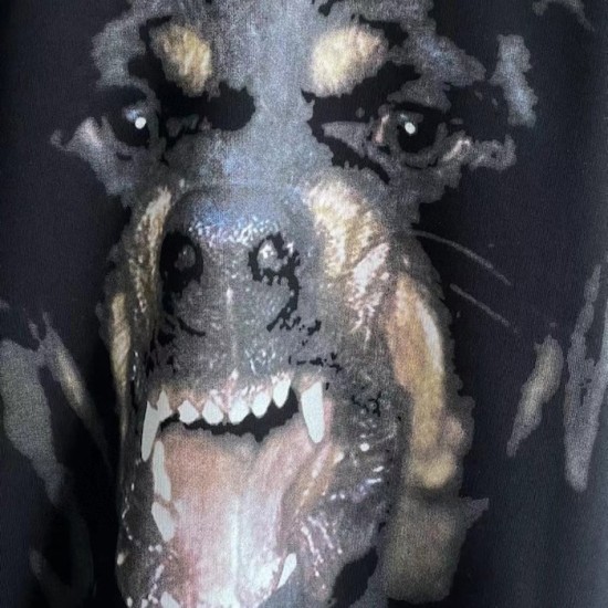 Givenchy Rottweiler Print Sweatshirt in Black Givenchy Rottweiler Print Sweatshirt in Black