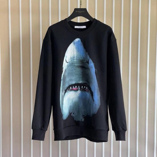 Givenchy Shark Print Sweatshirt in Black Givenchy Shark Print Sweatshirt in Black