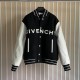Givenchy Varsity Jacket in Wool and Leather Black Givenchy Varsity Jacket in Wool and Leather Black