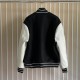Givenchy Varsity Jacket in Wool and Leather Black Givenchy Varsity Jacket in Wool and Leather Black