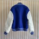 Givenchy Varsity Jacket in Wool and Leather Blue Givenchy Varsity Jacket in Wool and Leather Blue