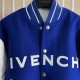 Givenchy Varsity Jacket in Wool and Leather Blue Givenchy Varsity Jacket in Wool and Leather Blue