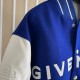 Givenchy Varsity Jacket in Wool and Leather Blue Givenchy Varsity Jacket in Wool and Leather Blue
