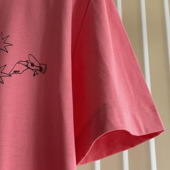 Givenchy Boxy fit t-shirt in cotton GIVENCHY Tarot Pink Givenchy Boxy fit t-shirt in cotton GIVENCHY Tarot Pink