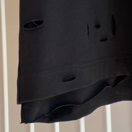 Givenchy Destroyed Layered Oversized T shirt Black Givenchy Destroyed Layered Oversized T shirt Black